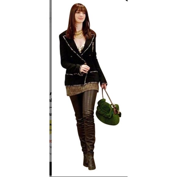 ZIGIny NEW YORK Black Julia Leather Over Knee Thigh Super High Boots S 8.5  NWOB - Picture 3 of 10